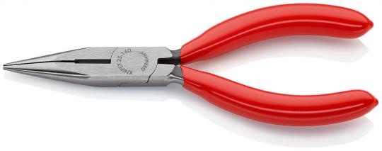 Snipe Nose Side Cutting Pliers (Radio Pliers) plastic coated black atramentized 140 mm 