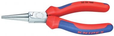 Long Nose Pliers with multi-component grips chrome plated 