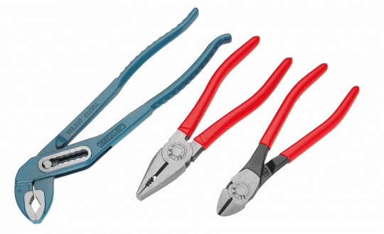 Mechanics Plier Assortment, 3 pcs., ELORA-304-S31 