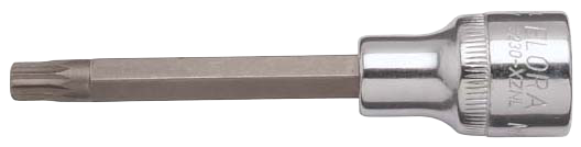 Screwdriver Socket 1/2" long,  B&S-XZN, ELORA-3230-XZNL 12x140 