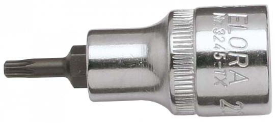 Screwdriver Socket 1/2" TORX®, ELORA-3245-TX 20 