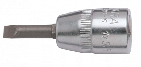 Screwdriver Socket 3/8", plain slot, ELORA-3500-IS 0,8 3500000082000