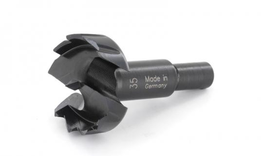 Hinge Drill Bit, Ø 35 mm<br><br>Hinge Boring Bit, with Bormax head, Ø=35 mm 