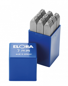 Schlagziffern-Satz, 9-teilig, ELORA-400Z-4 mm 0400000040000