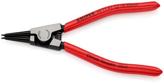 Circlip Pliers for external circlips on shafts plastic coated black atramentized 140 mm 