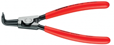 Alicate para arandelas para arandelas exteriores de ejes recubiertos de plástico negro atramentado 300 mm KNIPEX4621A41