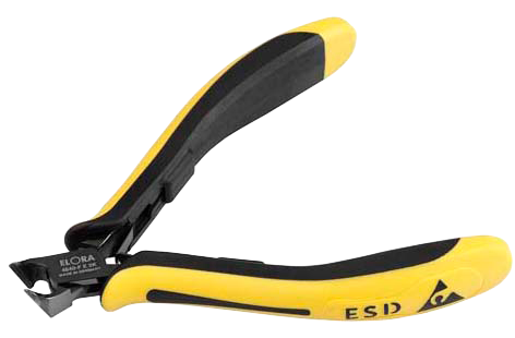 Electronic Tungsten Carbide Oblique Cutter ESD with fine bevel, ELORA-4640-F E 2K 