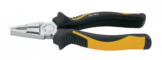 Combination Plier, German pattern with 2C-Handles, ELORA-495BI-205 0495002052000