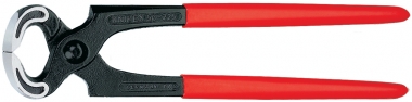 Tenaza para carpintero recubiertos de plástico negro atramentado 180 mm KNIPEX5001180