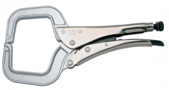 Aluminium C-Clamp Grip Plier, span width 0-180 mm, ELORA-507A-360 