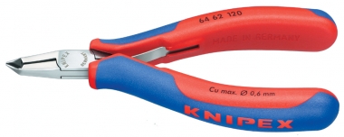 Alicate de corte frontal para electrónica con fundas multicomponentes 120 mm 