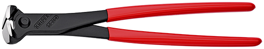 Vornschneider mit Kunststoff überzogen schwarz atramentiert, 280 mm 