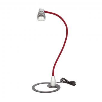 LED-Tischleuchte Satellite bordeaux silver 