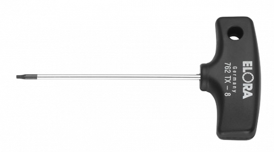 TORX®-Key with T-Handle, ELORA-762TX-8 mm 