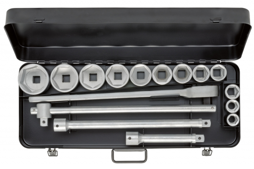 Socket Set 3/4", bi-hexagon, 16-pcs. 22-60 mm, ELORA-770-S12 MU 0770580182000