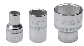 Sockets 1/2", metric 