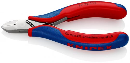 Electronics Diagonal Cutter with multi-component grips 115 mm 
