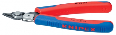 Electronic Super Knips® with multi-component grips burnished 125 mm 