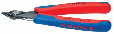 Electronic Super Knips® with multi-component grips burnished 125 mm 