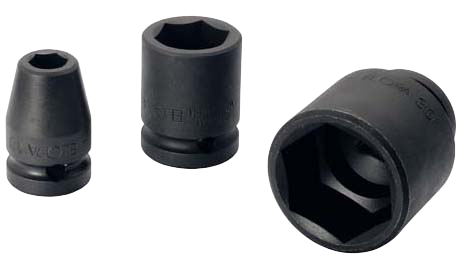 Impact Socket 1/2", hexagon, ELORA-790-26 mm 0790000265100