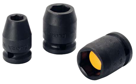 Impact Socket 1/2", with Magnetic Insert, hexagon, ELORA-790MG-15 mm 0790016155100