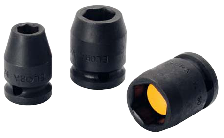 Impact Socket 1/2", with Magnetic Insert, hexagon, ELORA-790MG-15 mm 