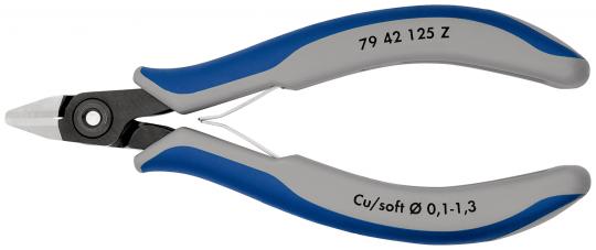 Precision Electronics Diagonal Cutter with multi-component grips burnished 125 mm 