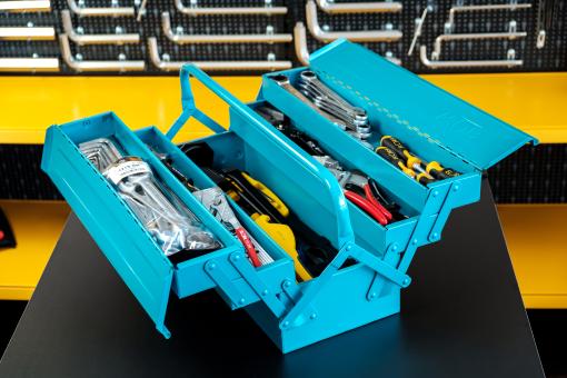 Cantilever Tool Box plus Tool Assortment 