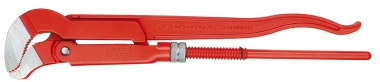 Llave para tubos en forma de S recubierto de pintura pulverizada, rojo 540 mm 