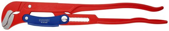 Pipe Wrench S-Type with fast adjustment red powder-coated 560 mm 
