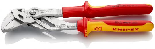 Zangenschlüssel Zange und Schraubenschlüssel in einem Werkzeug mit Kunststoff überzogen verchromt 250 mm 