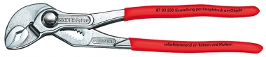 Cobra® Hightech Water Pump Pliers with non-slip plastic coating chrome plated 300 mm KNIPEX8703300