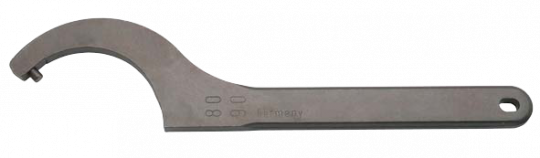 Hakenschlüssel mit Zapfen DIN 1810, Form B, 58-62 mm, ELORA-891-58 0891000585100