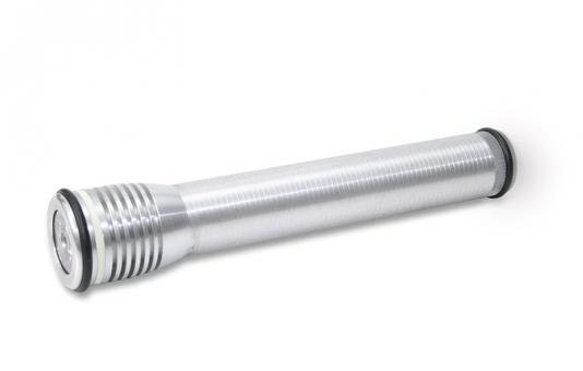 LED flashlight with clip, aluminium, waterproof, 470 lumen 