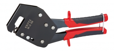Punch Lock Riveter with multi-component grips burnished 