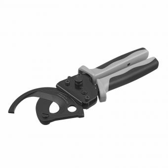 One-hand ratchet cable cutter for CU and AL cables 