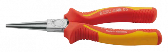 VDE Round Nose Plier with Handle Insulation 