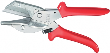 Mitre Shears for plastic and rubber sections with plastic grips chrome plated 215 mm 