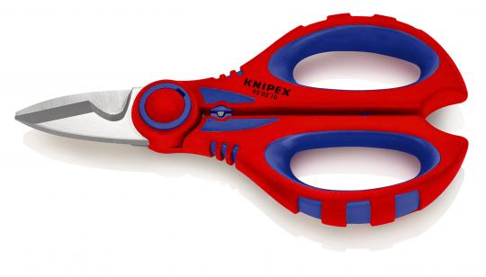 Electricians' Shears with multi-component grips, fibreglass-reinforced 160 mm 