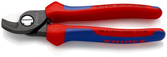 Cable Shears with multi-component grips burnished 165 mm 