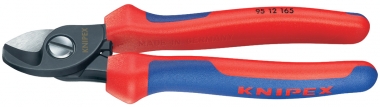 Cable Shears with multi-component grips burnished 165 mm 