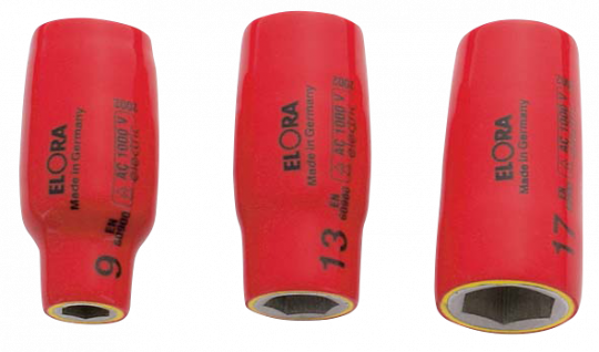 VDE-Sechskant-Steckschlüssel-Einsatz 1/2", ELORA-971-15 mm 0971000152100