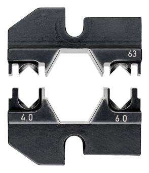 Crimping dies for solar cable connectors (Huber + Suhner) 