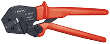 Crimping Pliers also for two-hand operation with non-slip plastic grips burnished 250 mm 