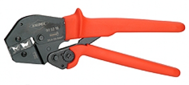Crimping Pliers also for two-hand operation with non-slip plastic grips burnished 250 mm 