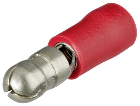 Rundstecker isoliert je 100 Stück 
