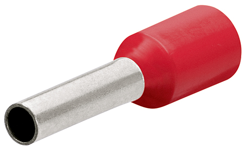 Wire ferrules with plastic collar 