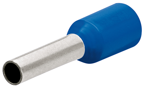 Wire ferrules with plastic collar 