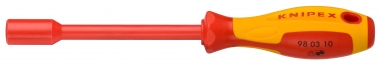 Nut Driver with screwdriver handle insulating multi-component handle, VDE-tested burnished 237 mm KNIPEX980310