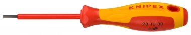 Screwdriver for hexagon socket screws insulating multi-component handle, VDE-tested burnished 